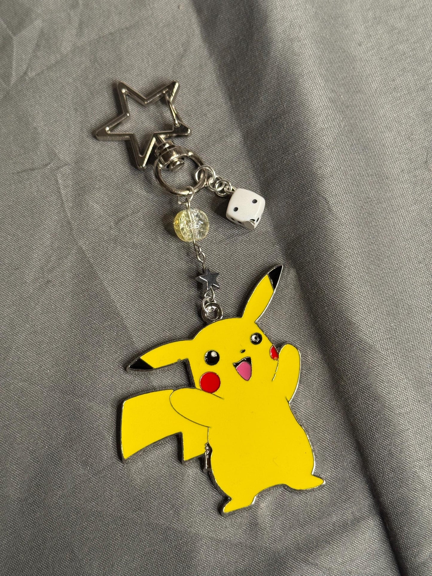 Pika Keychain w/Star Clip