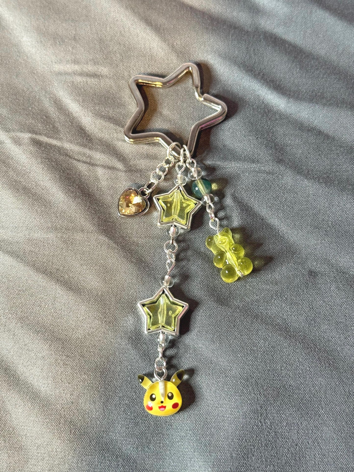 Pika x Gummy Bear Keychain