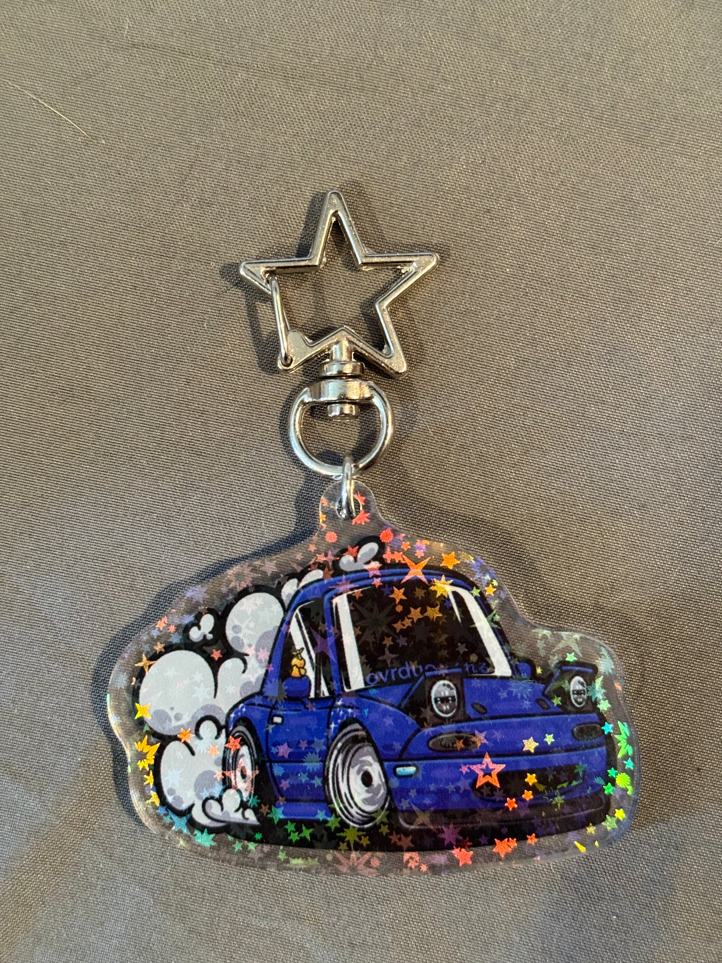 Omg.Miada Keychain w/ Star Clip
