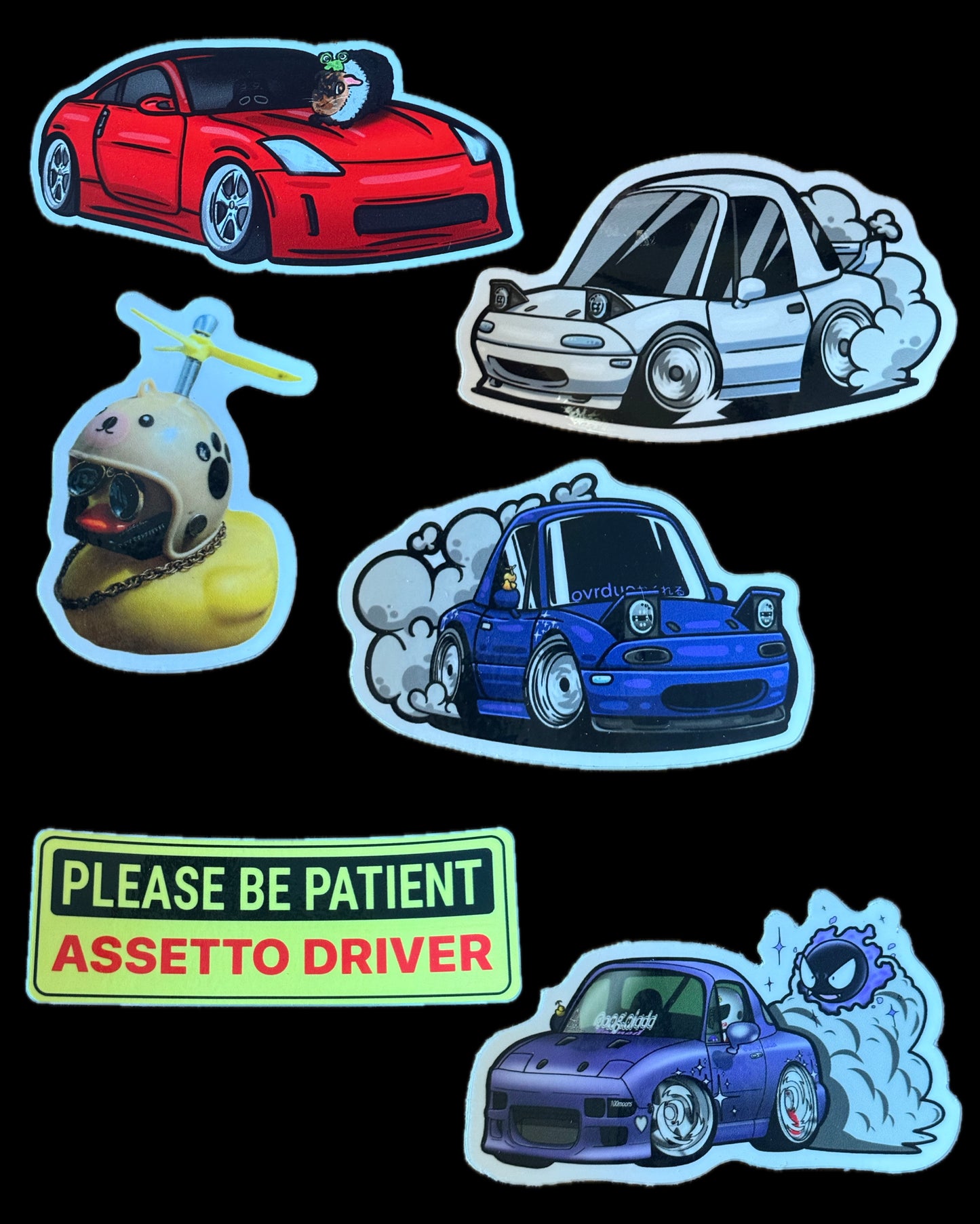 Omg.Miada 6 Sticker Pack