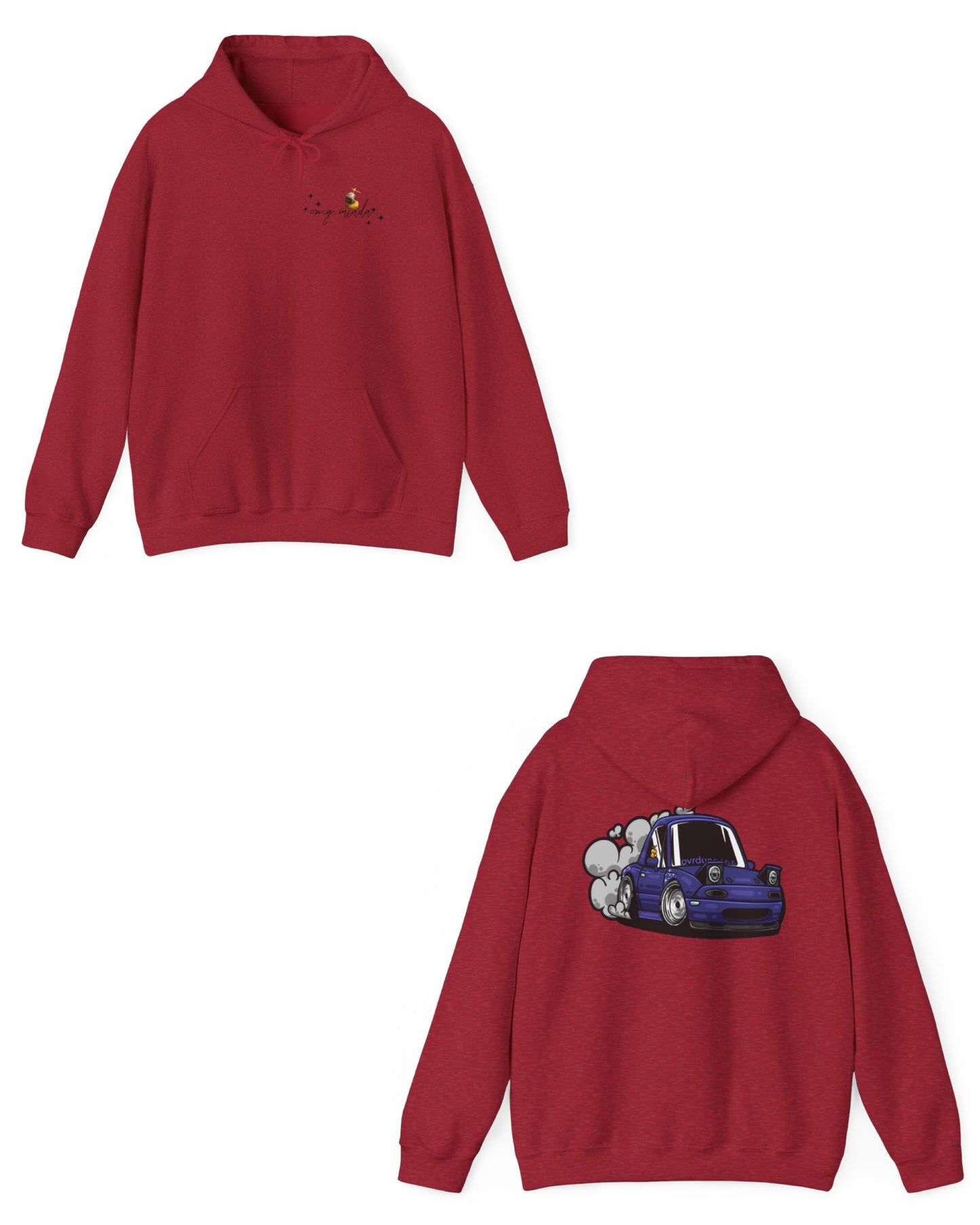 Omg.Miada Hoodie (Sparkle Logo - Front + Back Design)