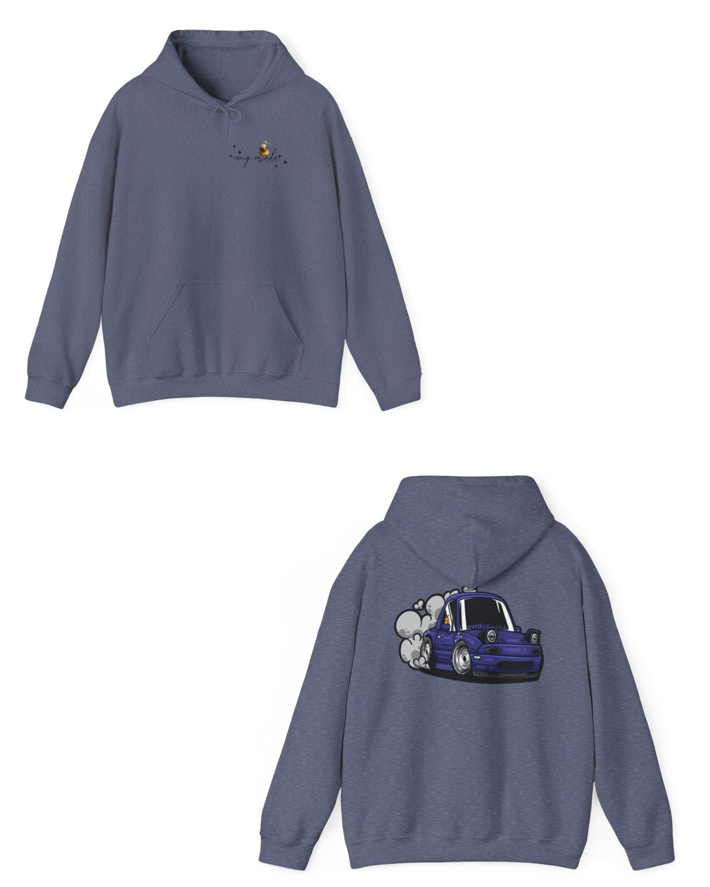 Omg.Miada Hoodie (Sparkle Logo - Front + Back Design)