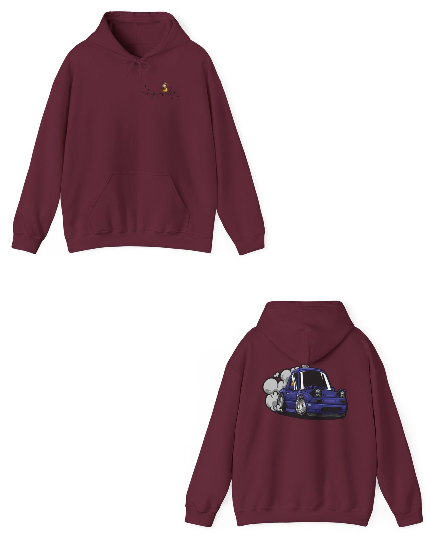 Omg.Miada Hoodie (Sparkle Logo - Front + Back Design)