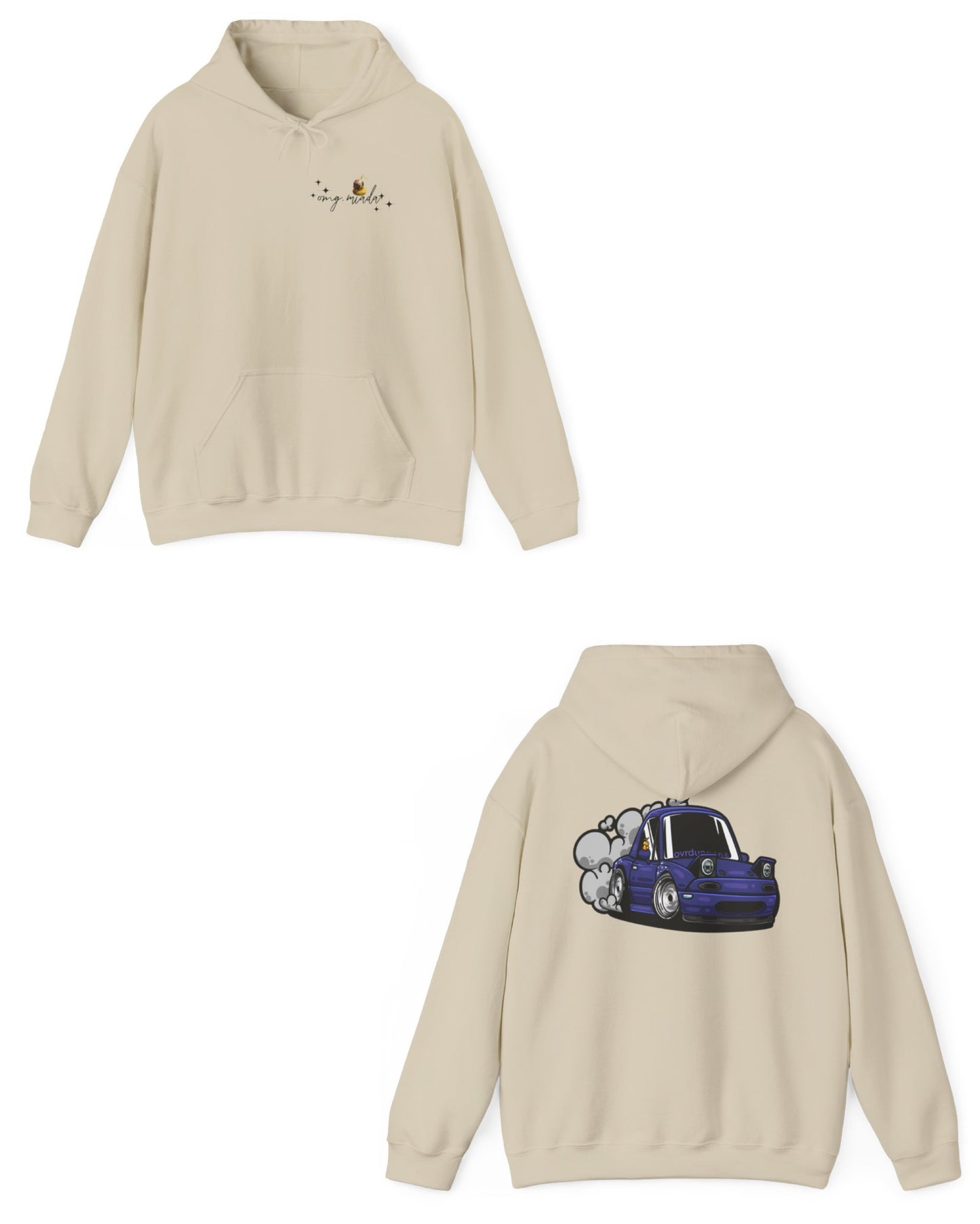 Omg.Miada Hoodie (Sparkle Logo - Front + Back Design)