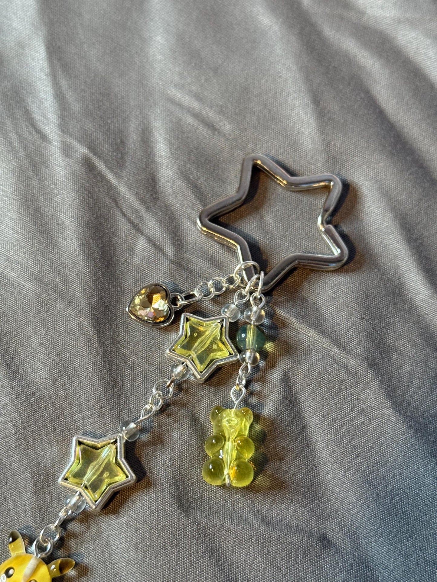 Pika x Gummy Bear Keychain