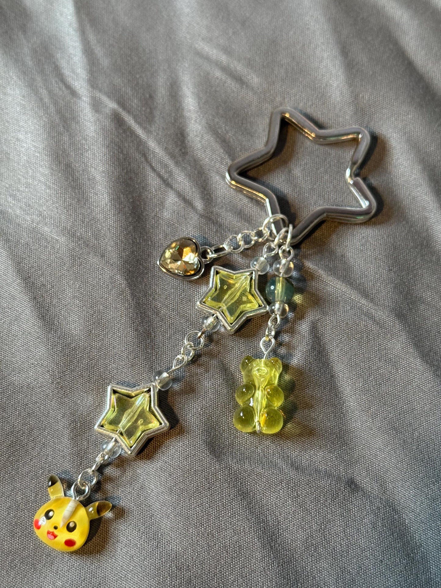 Pika x Gummy Bear Keychain