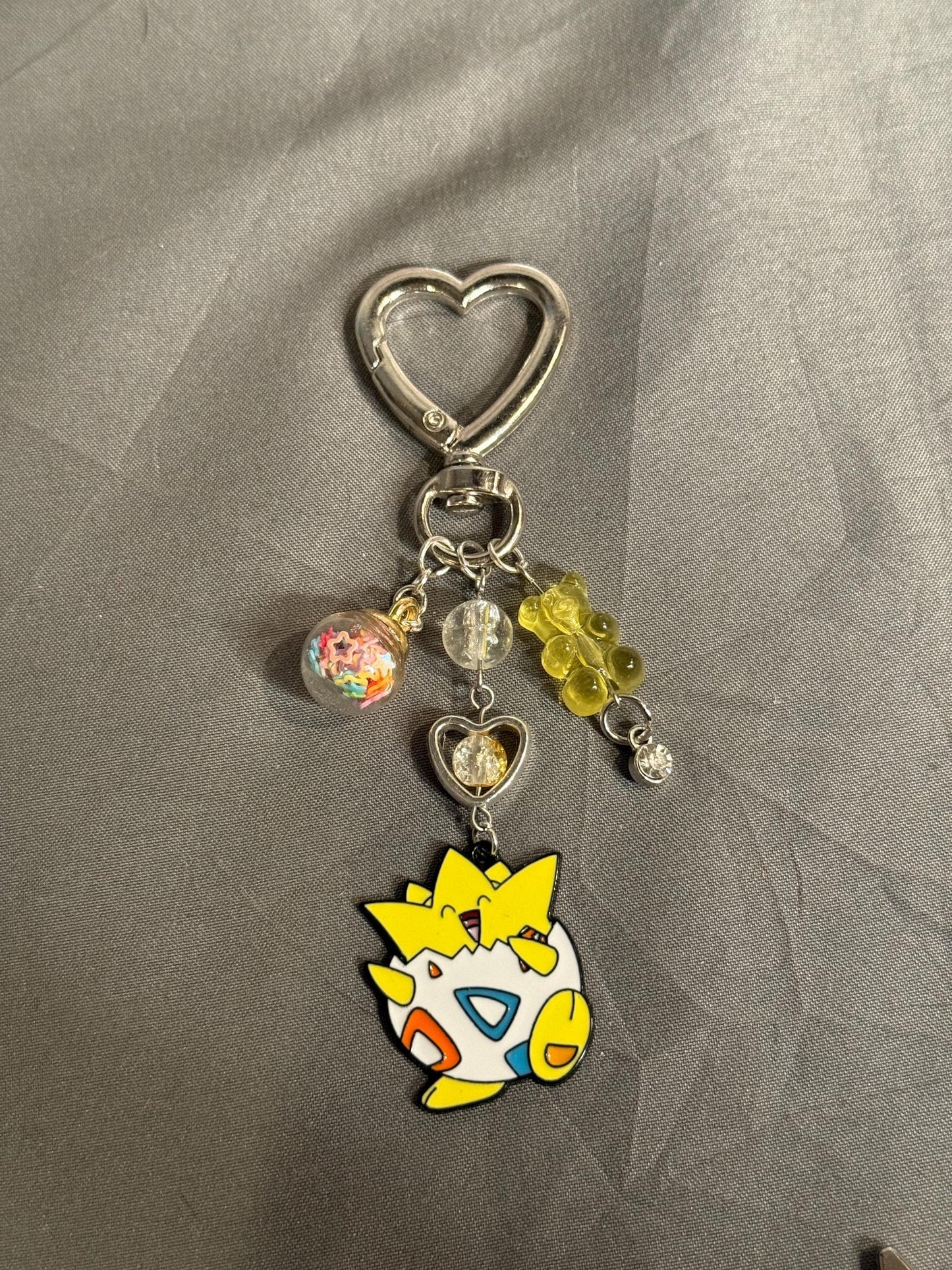 Keychain w/Heart Clip