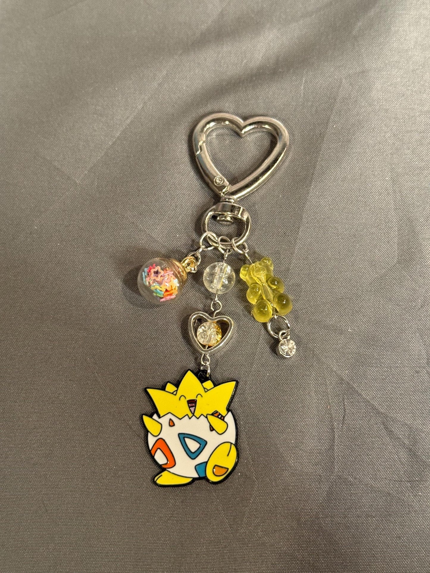 Keychain w/Heart Clip