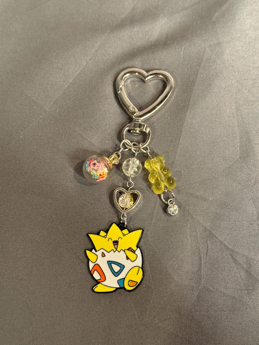Keychain w/Heart Clip