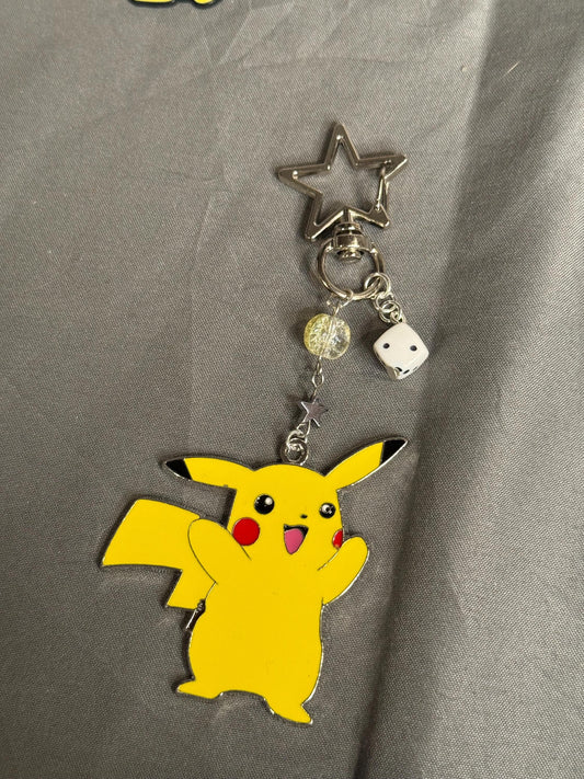 Pika Keychain w/Star Clip