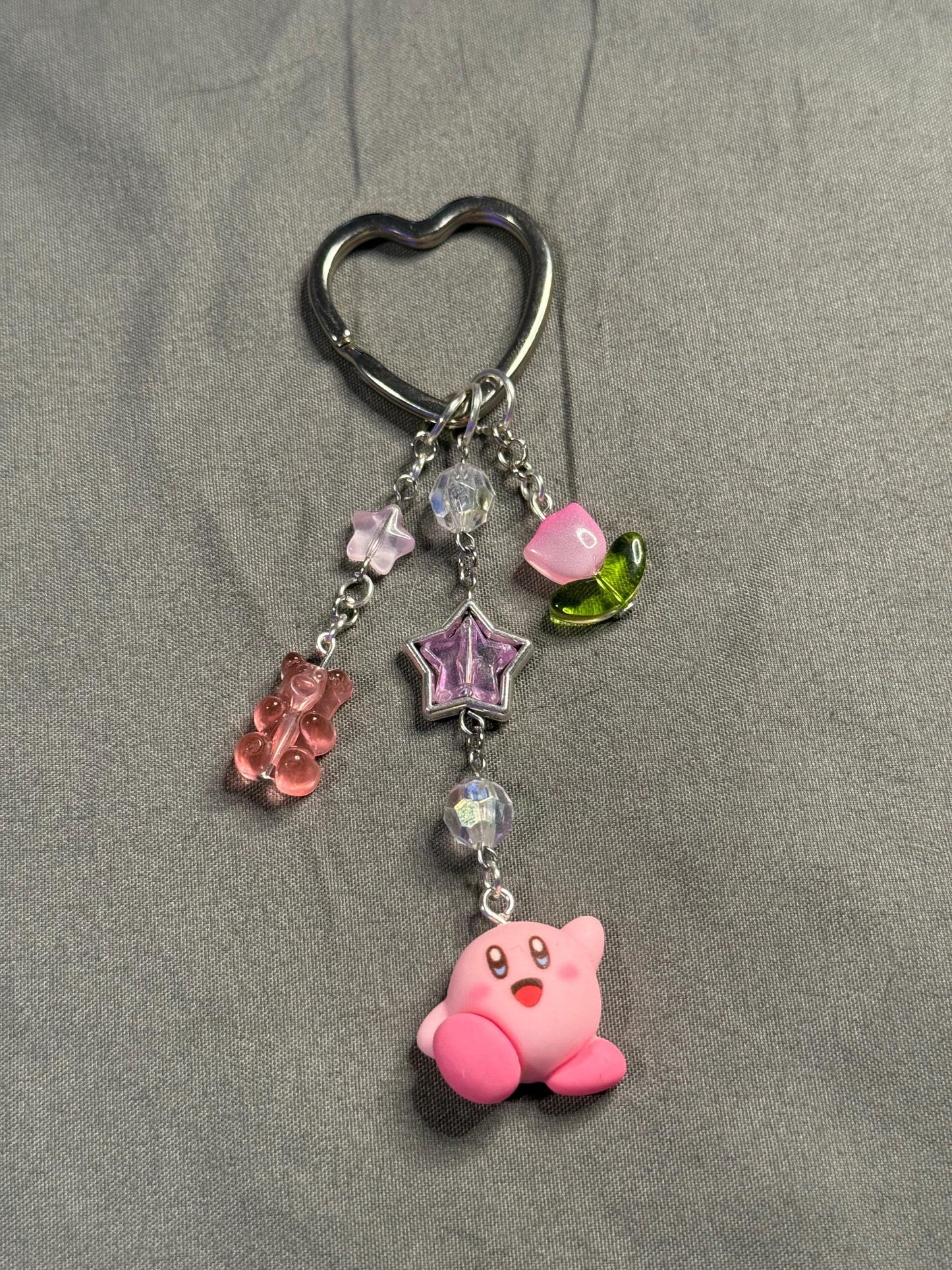 Kirby Keychain w/ stars