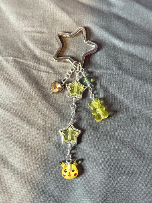 Pika x Gummy Bear Keychain