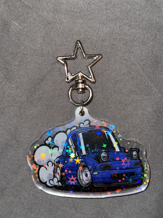 Omg.Miada Keychain w/ Star Clip