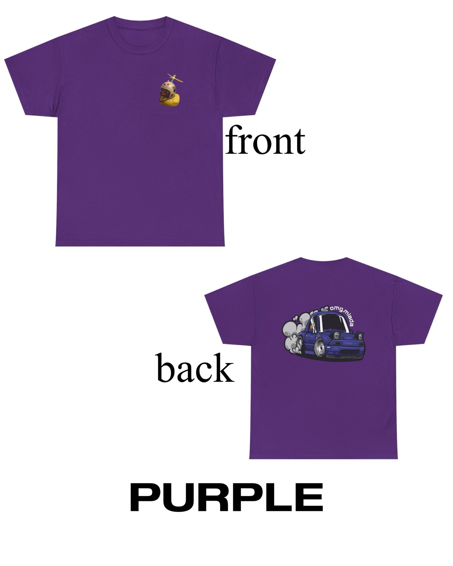 Omg.Miada T-Shirt   Front and Back Design