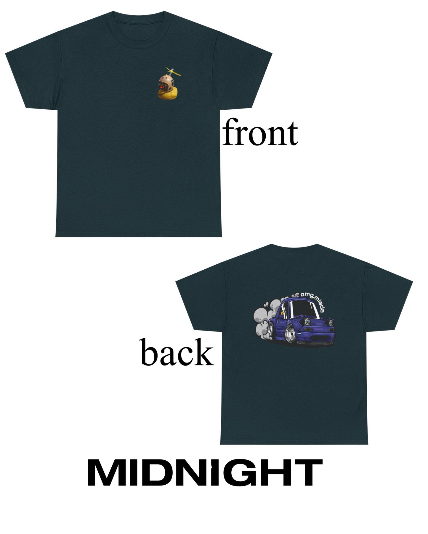 Omg.Miada T-Shirt   Front and Back Design