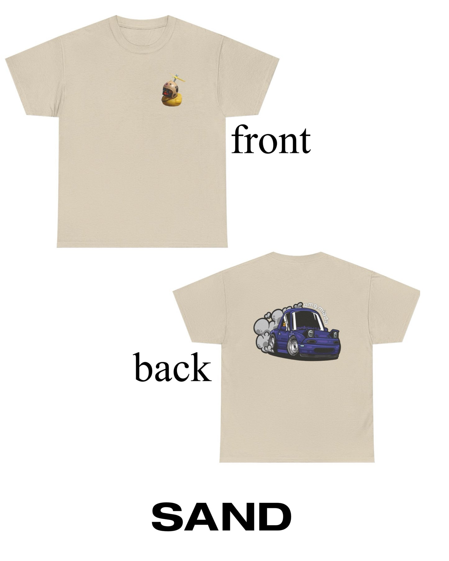 Omg.Miada T-Shirt   Front and Back Design