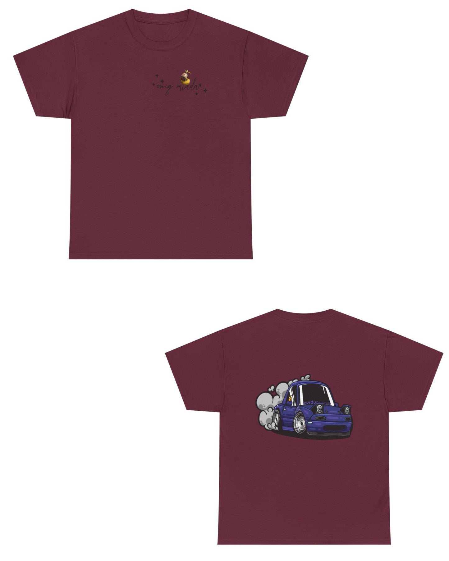 Omg.Miada T-Shirt (Sparkle Logo - Front + Back Design