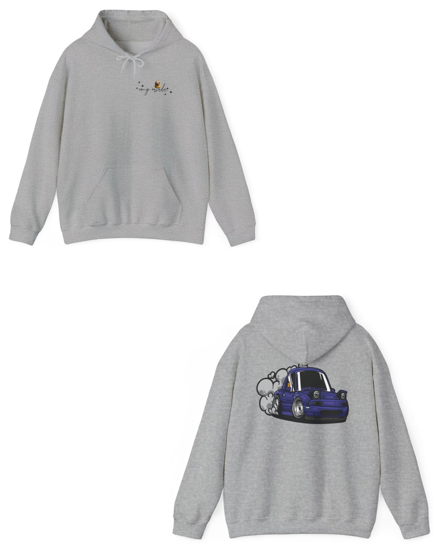Omg.Miada Hoodie (Sparkle Logo - Front + Back Design)